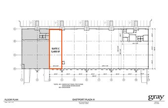 1607 Eastport Plaza Dr, Collinsville, IL à louer Plan d’étage– Image 2 sur 3