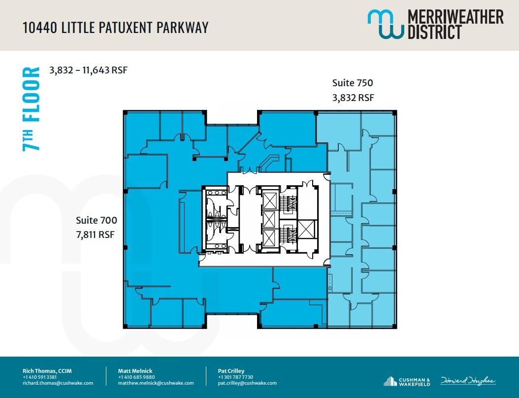 10480 Little Patuxent Pky, Columbia, MD à louer Plan d’étage– Image 1 sur 1