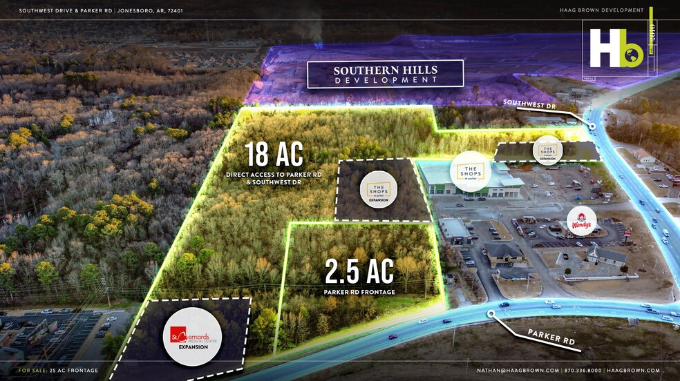 Parker Rd, Jonesboro, AR à vendre - Aérien – Image 2 sur 4