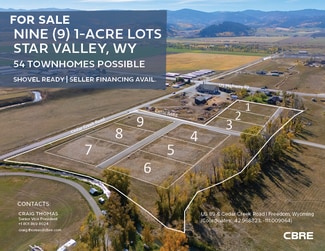 Plus de détails pour Star Valley WYO, Freedom, WY - Terrain à vendre