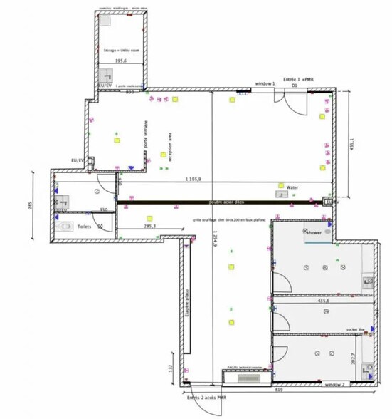 Local commercial dans Roquefort-les-Pins à vendre - Plan d’étage – Image 1 sur 3