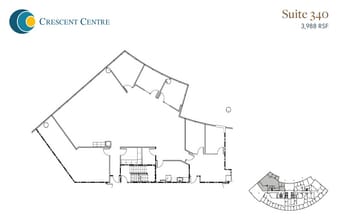 100 Crescent Center Pkwy, Tucker, GA à louer Plan d’étage– Image 2 sur 4