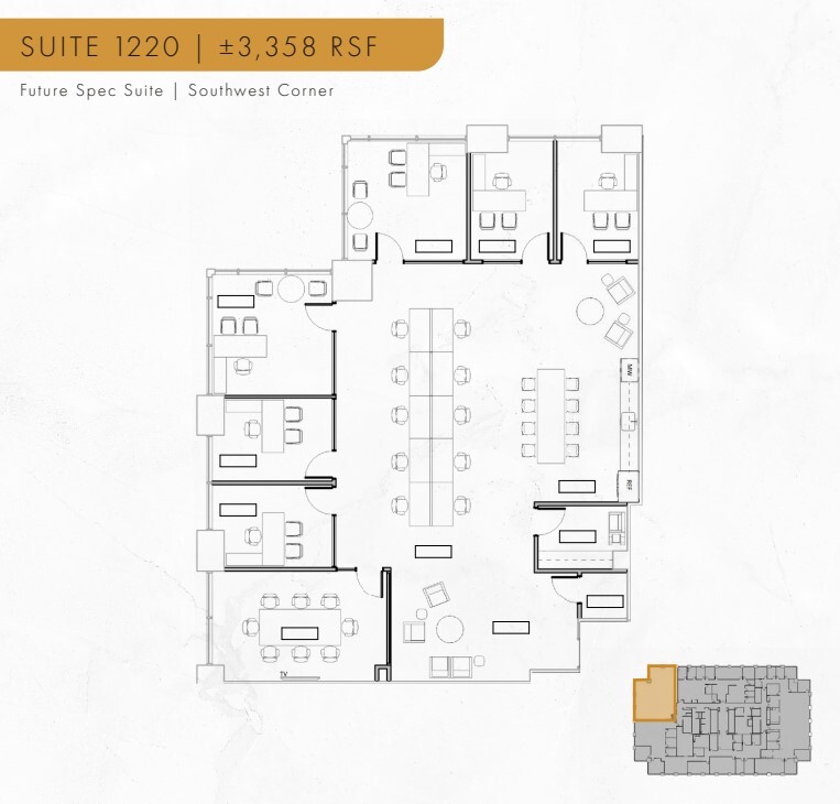505 N Brand Blvd, Glendale, CA à louer Plan d’étage– Image 1 sur 1