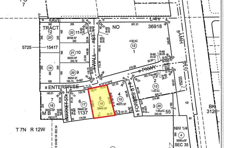 240 Enterprise Pky, Lancaster, CA à vendre - Plan cadastral – Image 3 sur 3