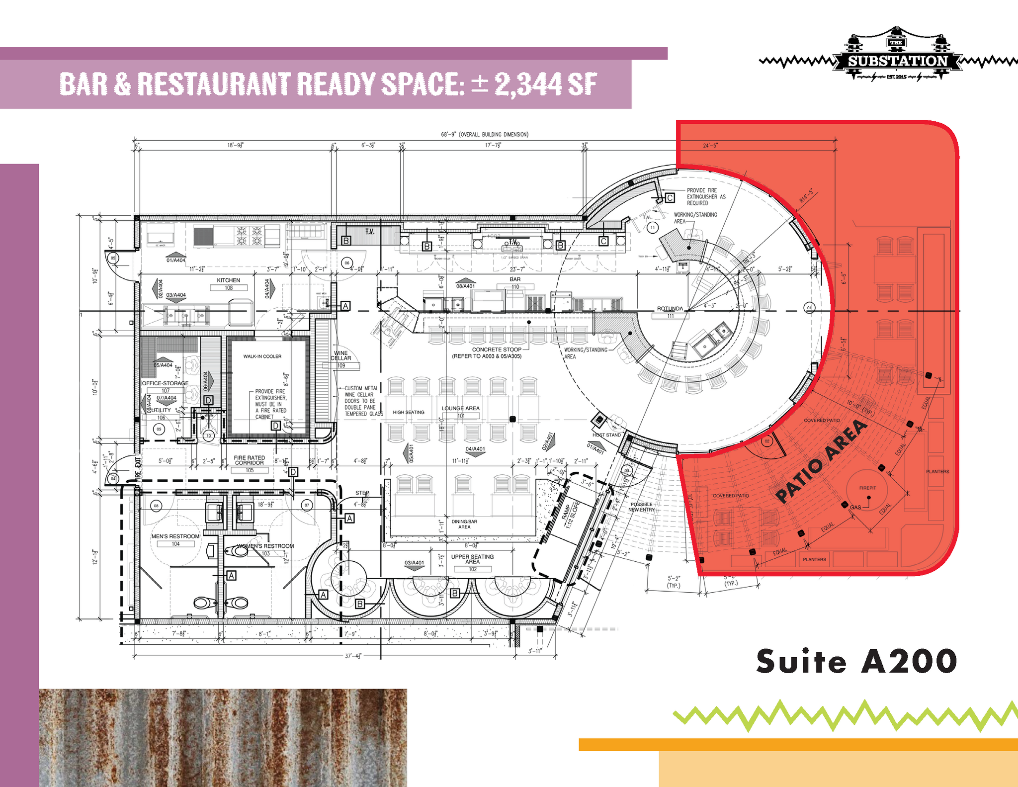 145 W Sunset Rd, El Paso, TX à louer Plan d’étage– Image 1 sur 1