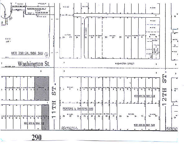 1027 E Washington St, Phoenix, AZ à louer - Plan cadastral – Image 2 sur 9