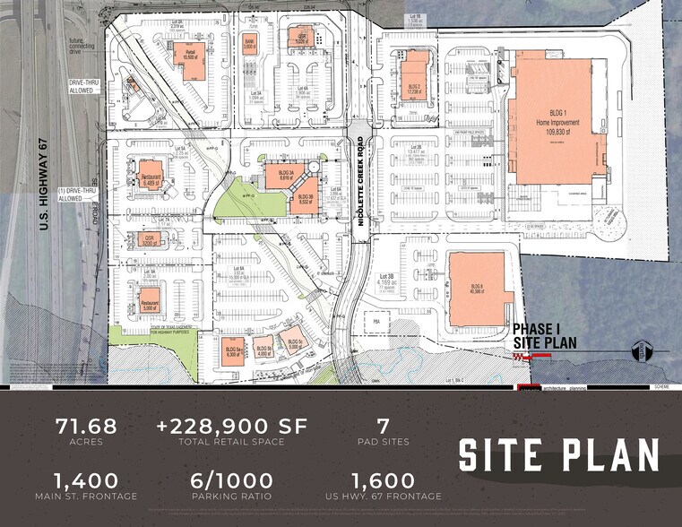 Main Street Towne Crossing - Midlothian, TX - SEC, Midlothian, TX à louer - Plan de site – Image 1 sur 8