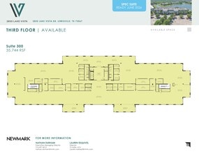 2850 Lake Vista Dr, Lewisville, TX à louer Plan d’étage– Image 1 sur 1