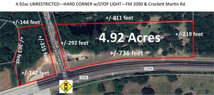 17645 FM 2090 Rd, Conroe, TX - VUE AÉRIENNE  vue de carte - Image1