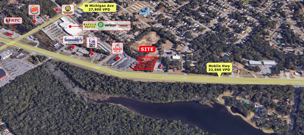 5400-Blk Mobile Hwy, Pensacola, FL à vendre - Photo de l’immeuble – Image 2 sur 6