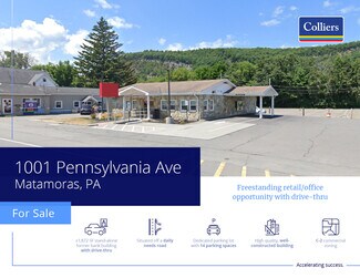 Plus de détails pour 1001 Pennsylvania Ave, Matamoras, PA - Local commercial à vendre