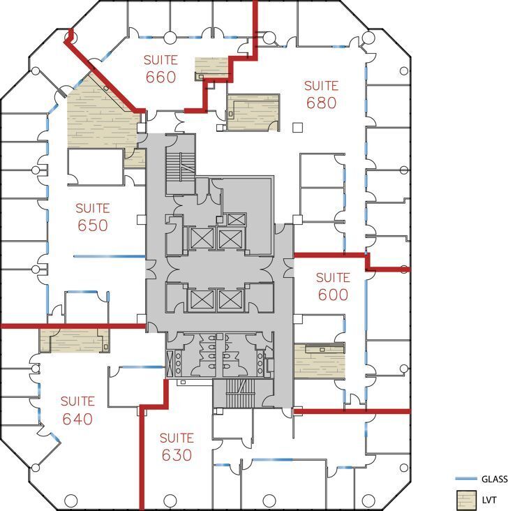 18100 Von Karman Ave, Irvine, CA à louer Plan d’étage– Image 1 sur 1