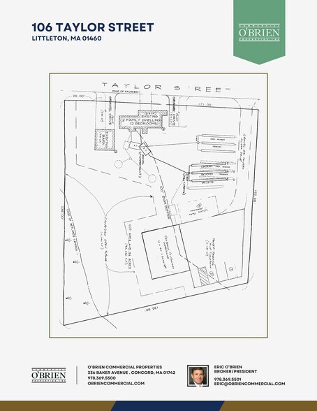 106 Taylor St, Littleton, MA à vendre - Plan de site – Image 3 sur 3