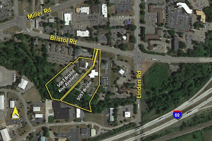 5057 W Bristol Rd, Flint, MI à vendre - Aérien – Image 2 sur 3