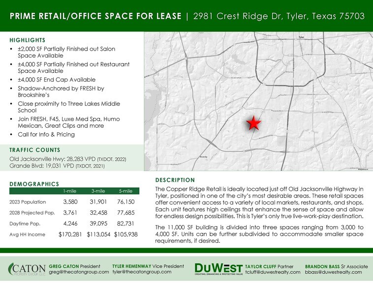 6961 Arbor Ridge Dr, Tyler, TX à louer - Photo de l’immeuble – Image 2 sur 6