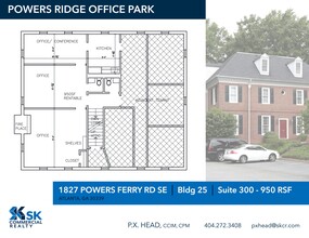 1827 Powers Ferry Rd SE, Atlanta, GA à louer Plan de site– Image 1 sur 1