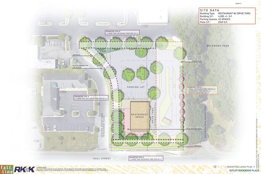 10000 Hull Street Rd, Richmond, VA à louer - Plan de site – Image 2 sur 7