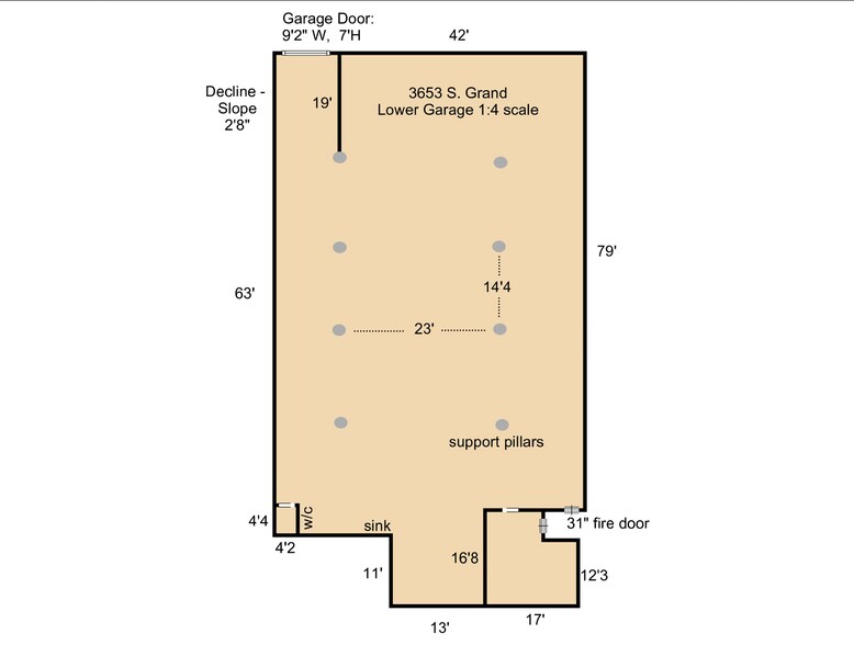 3651-3655 S Grand Blvd, Saint Louis, MO à louer - Plan d’étage – Image 3 sur 5
