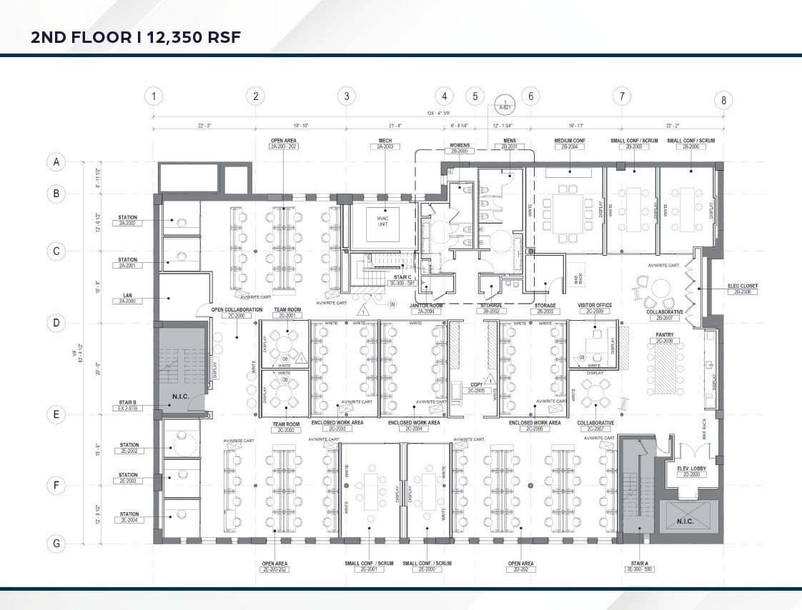 135 W 18th St, New York, NY à louer Plan d’étage– Image 1 sur 9