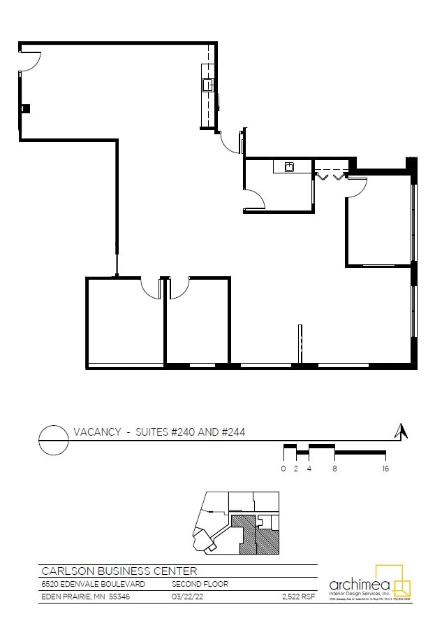 6520-6532 Edenvale Blvd, Eden Prairie, MN à louer Plan d’étage– Image 1 sur 1