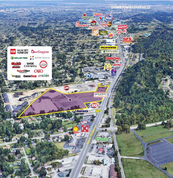 9070 Dixie Hwy, Louisville, KY à louer - Aérien – Image 2 sur 3