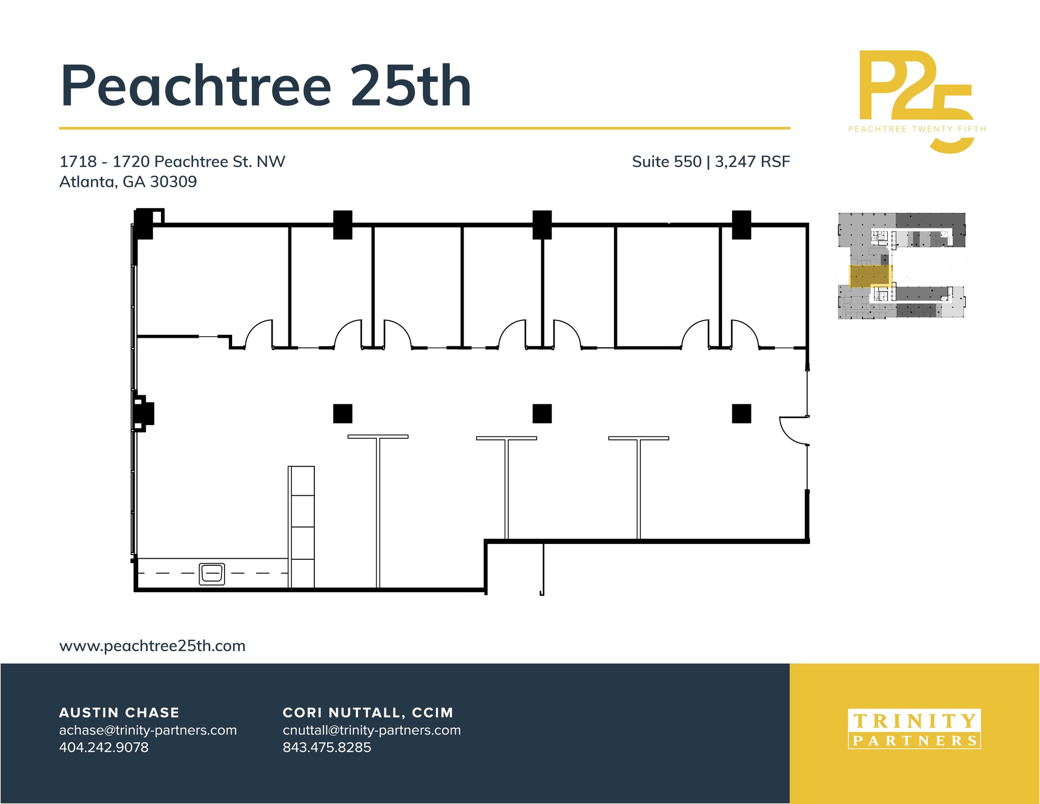 1718-1720 NW Peachtree St, Atlanta, GA à louer Plan de site– Image 1 sur 1