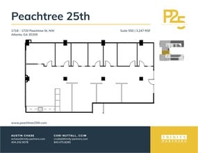 1718-1720 NW Peachtree St, Atlanta, GA à louer Plan de site– Image 1 sur 1
