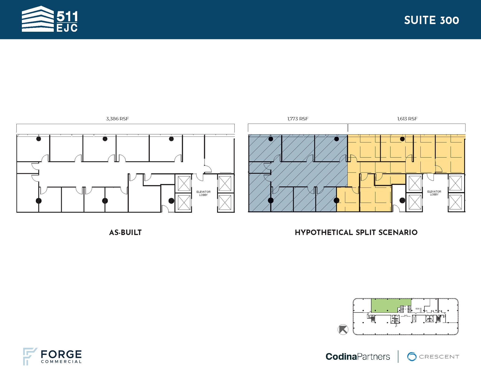 511 E John Carpenter Fwy, Irving, TX à louer Plan d’étage– Image 1 sur 2
