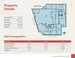 3400 Fremont Ave N, Seattle, WA à louer Plan d’étage– Image 1 sur 1