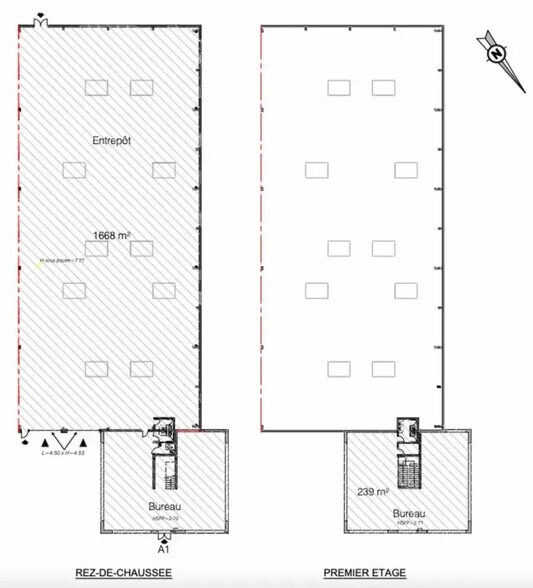 Industriel/Logistique dans Gennevilliers à louer - Plan d’étage – Image 3 sur 3