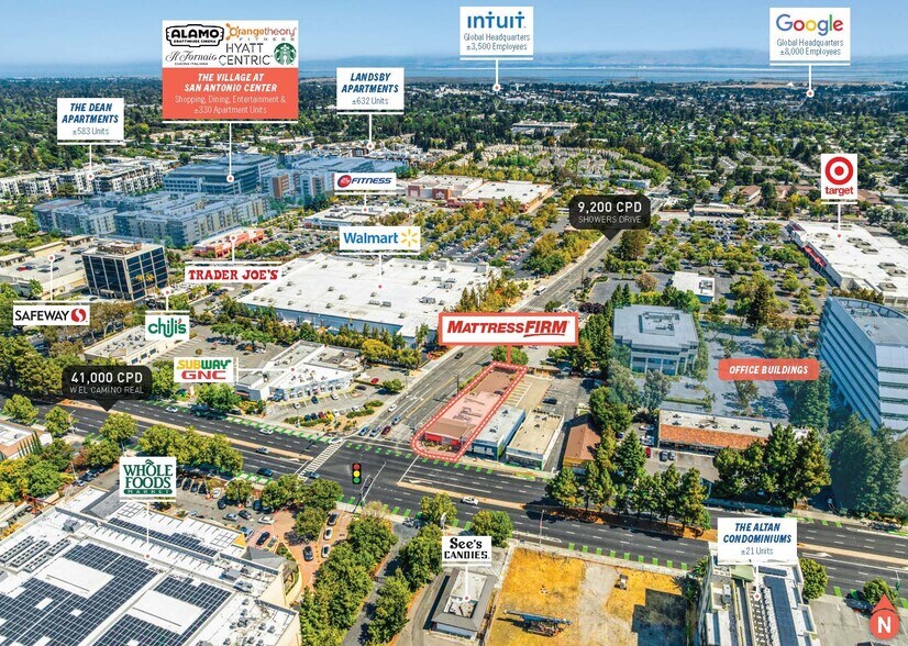 2490-2496 W El Camino Real, Mountain View, CA à vendre - Photo de l’immeuble – Image 3 sur 6