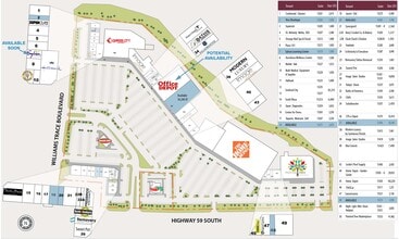 15201-15555 Southwest Fwy, Sugar Land, TX à louer Plan de site– Image 1 sur 1