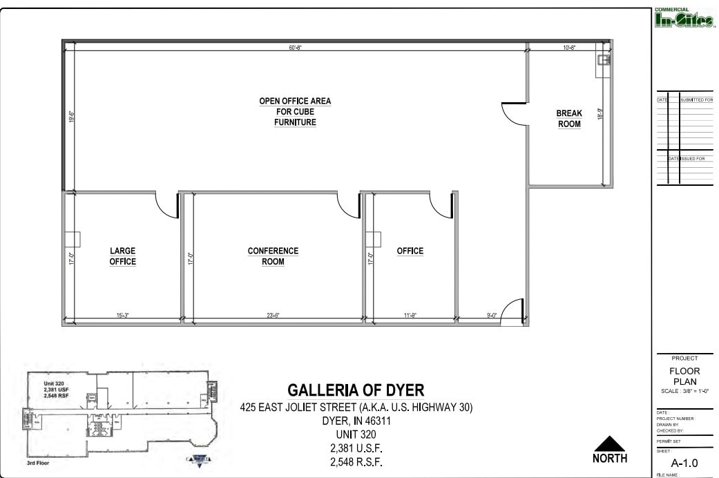 425 Joliet St, Dyer, IN 46311 - Lot 320 -  - Plan d’étage - Image 1 of 6