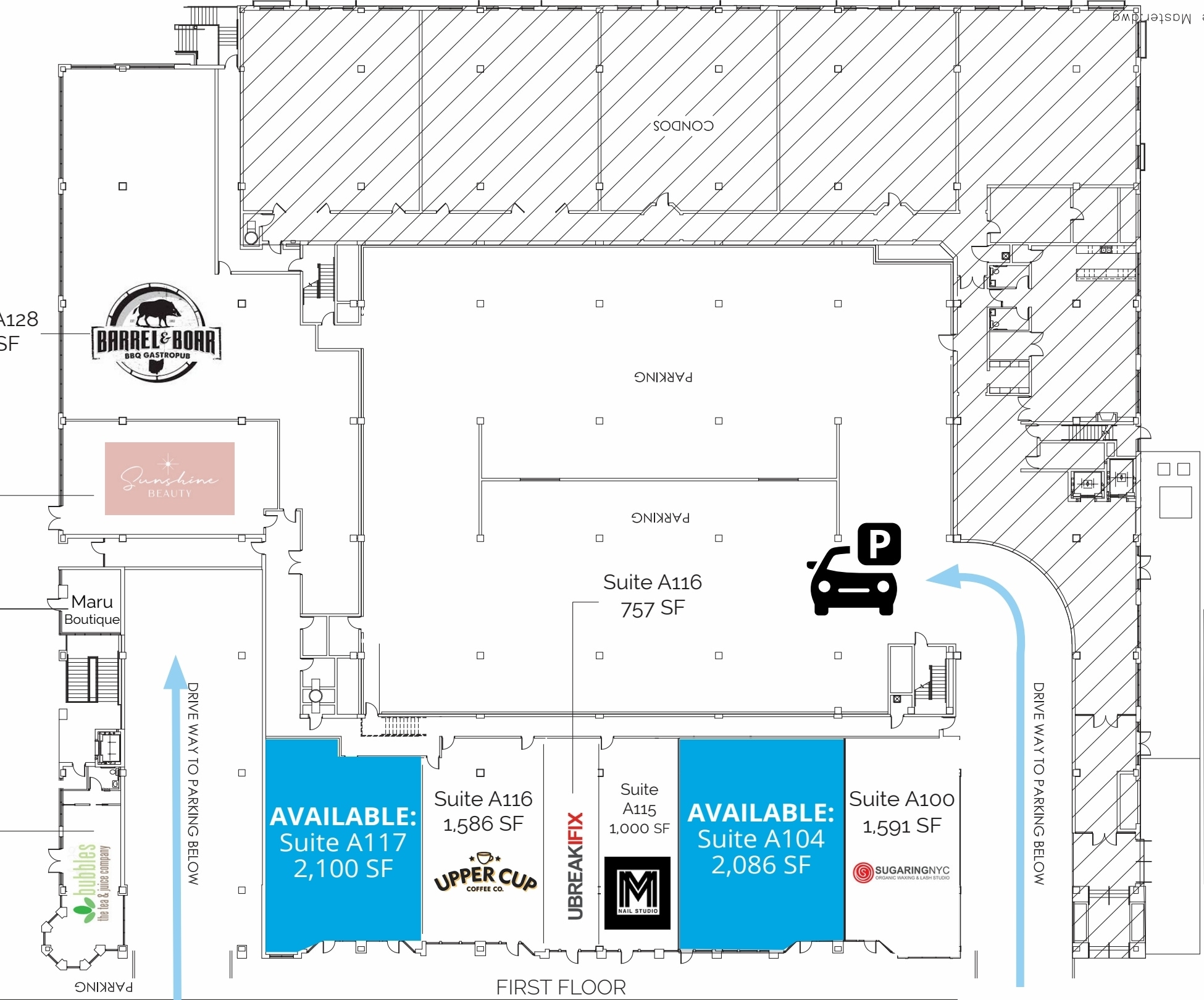121 Mill St, Gahanna, OH à louer Plan de site– Image 1 sur 1