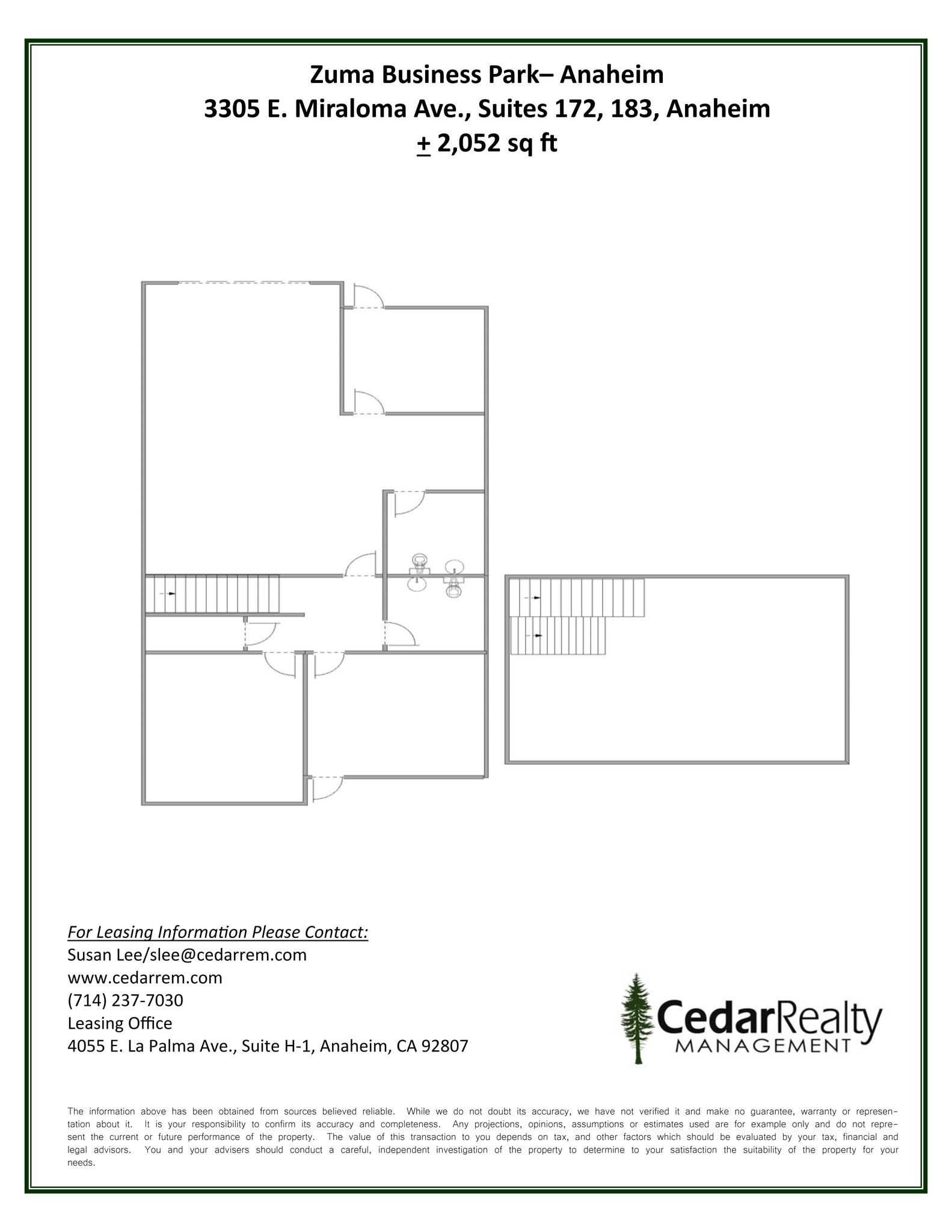 3305 E Miraloma Ave, Anaheim, CA à louer Plan de site– Image 1 sur 1
