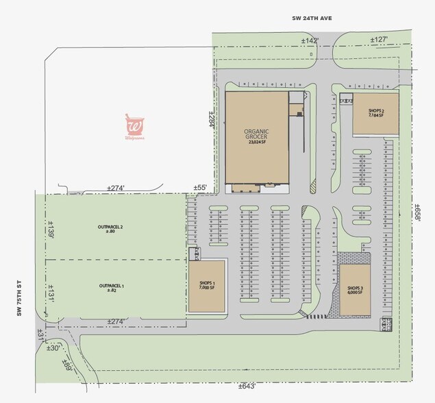 2417 75th St, Gainesville, FL à louer - Plan de site – Image 1 sur 2
