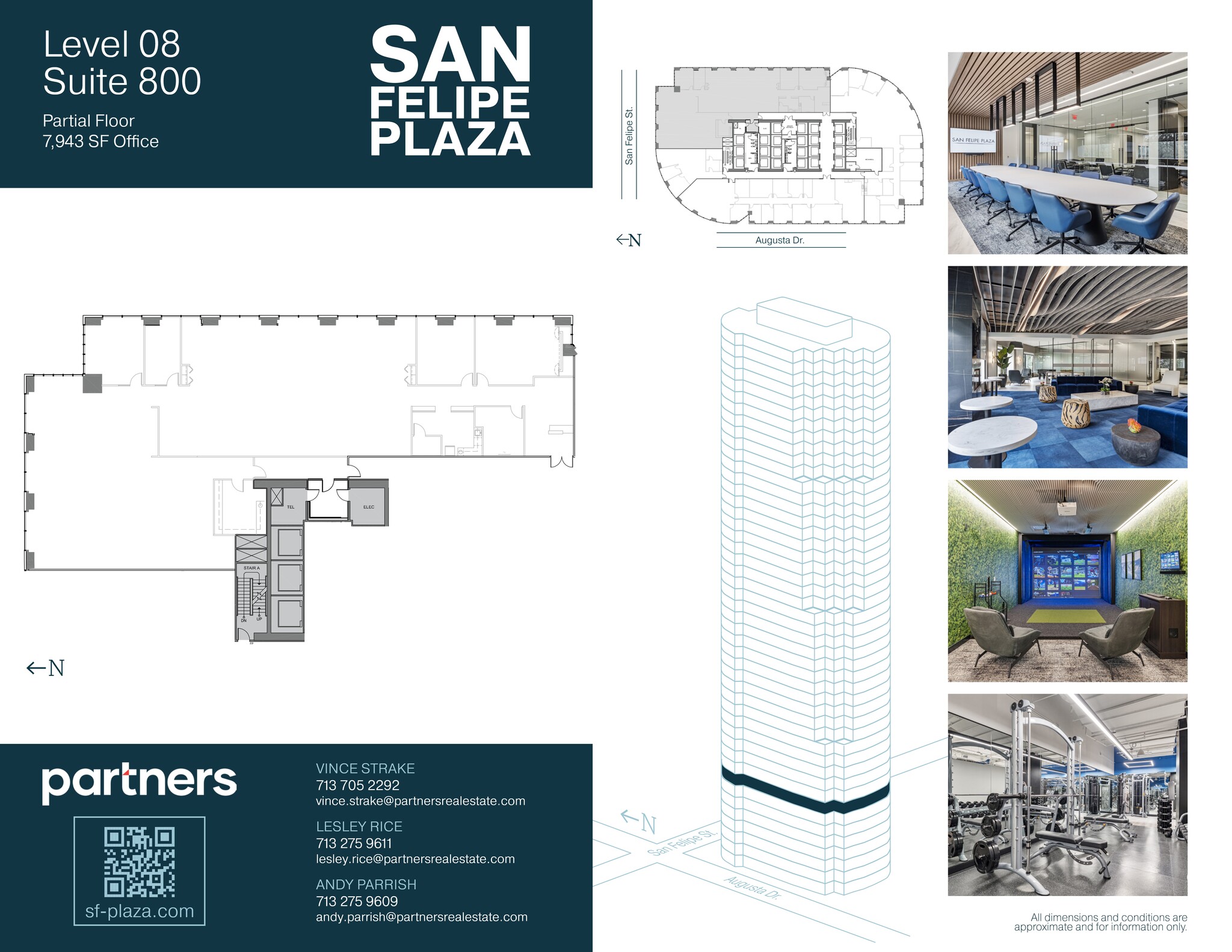 5847 San Felipe St, Houston, TX à louer Plan de site– Image 1 sur 2