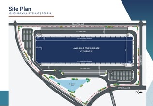 19115 Harvill Ave, Perris, CA à louer Plan de site– Image 1 sur 1