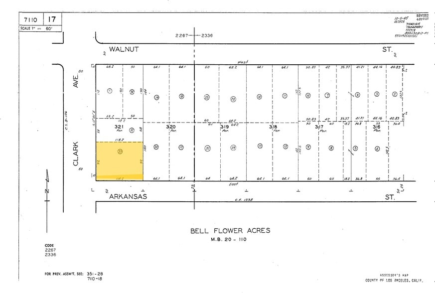 17024 Clark Ave, Bellflower, CA à louer - Plan cadastral – Image 2 sur 5