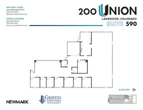 200 Union Blvd, Lakewood, CO à louer Plan d’étage– Image 1 sur 1