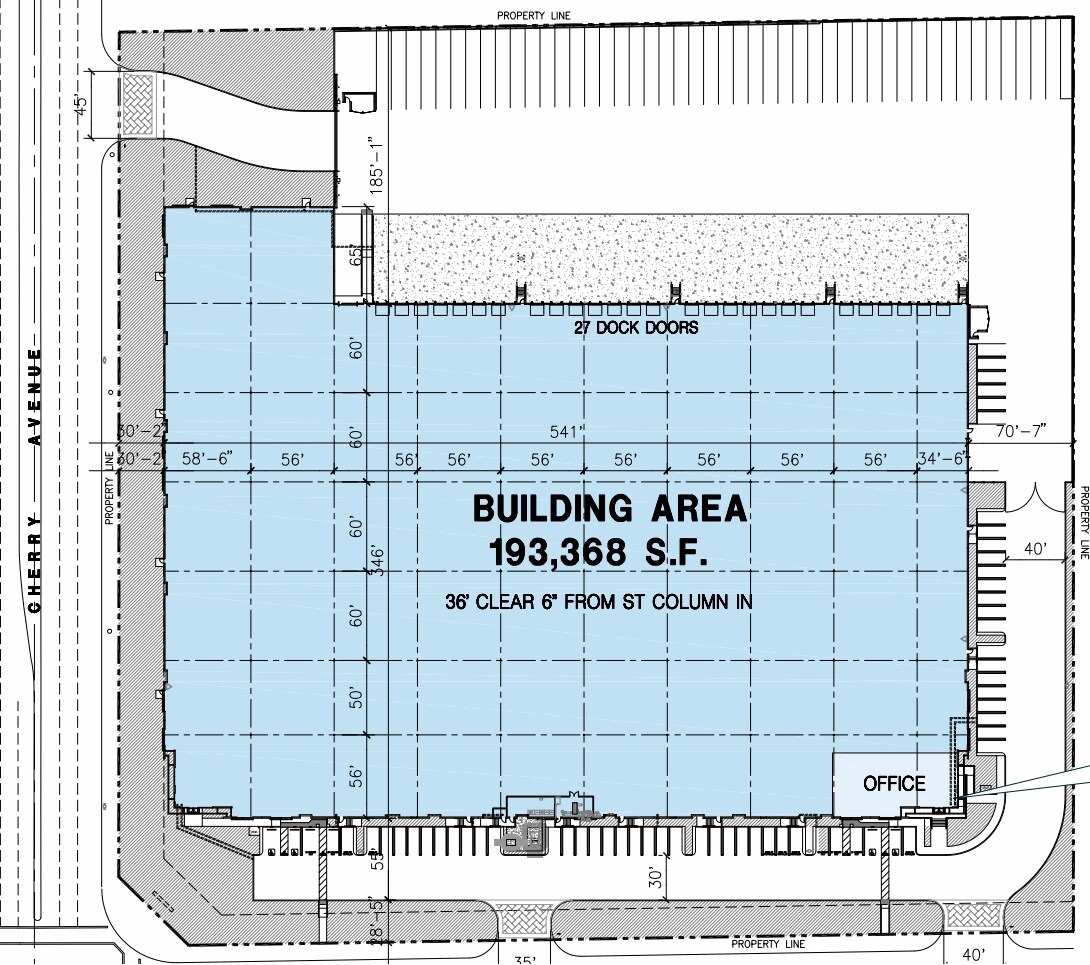 10855 Cherry Ave, Fontana, CA à louer Plan d’étage– Image 1 sur 2