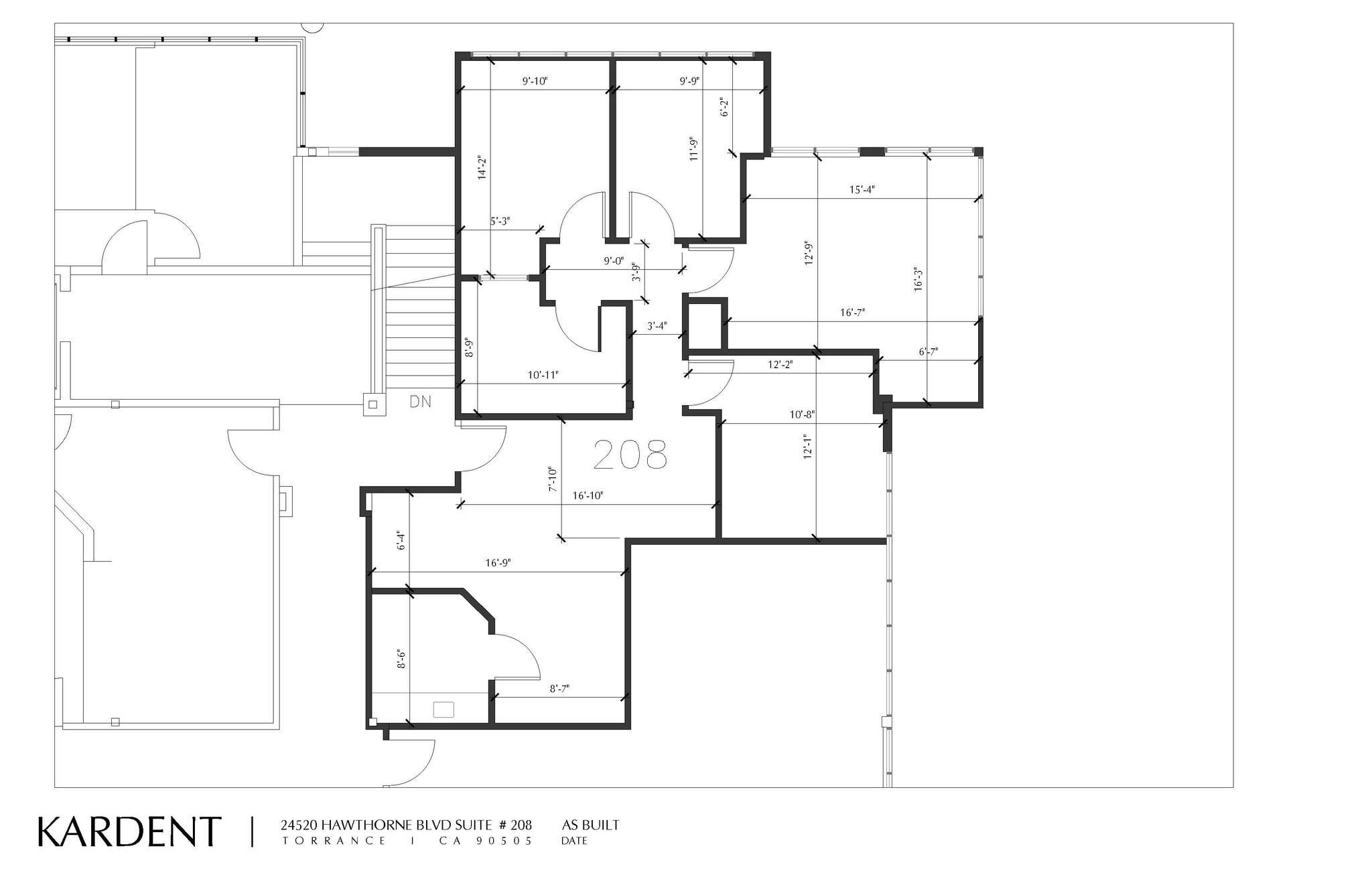 24520-24590 Hawthorne Blvd, Torrance, CA à louer Plan d’étage– Image 1 sur 1