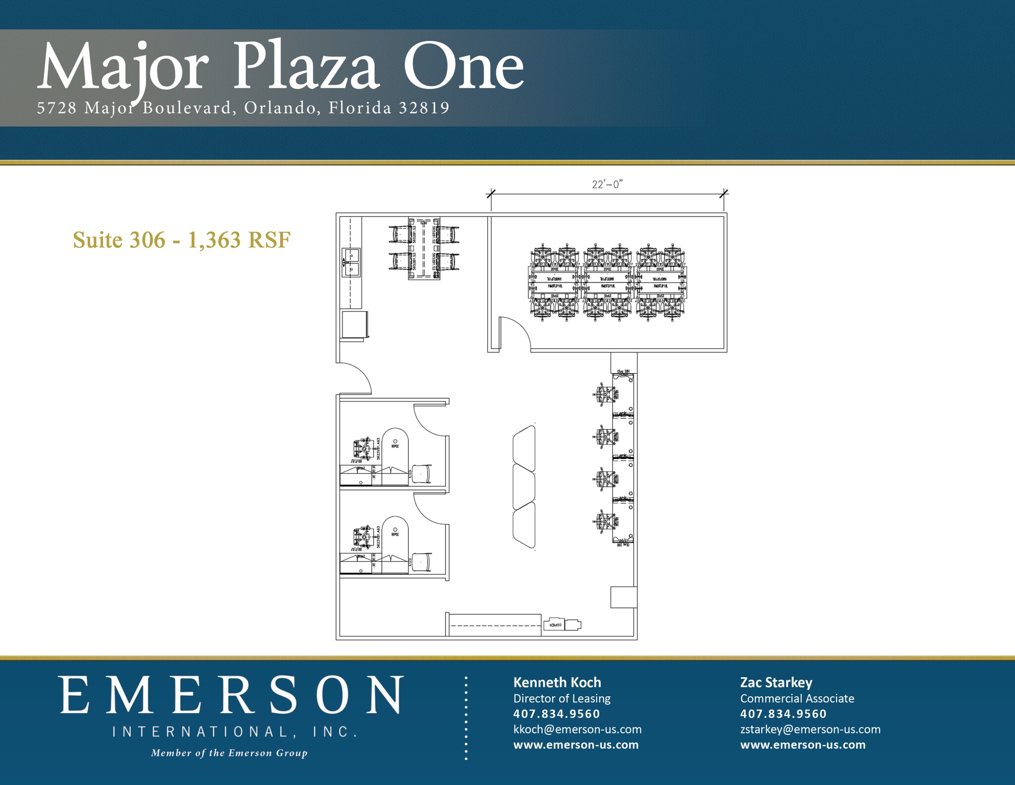 5750 Major Blvd, Orlando, FL à louer Plan de site– Image 1 sur 1