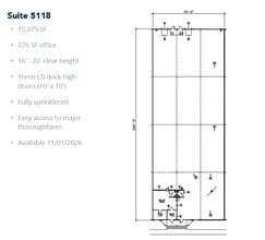 5029-5047 Martin Luther King Fwy, Fort Worth, TX à louer Plan d’étage– Image 1 sur 1