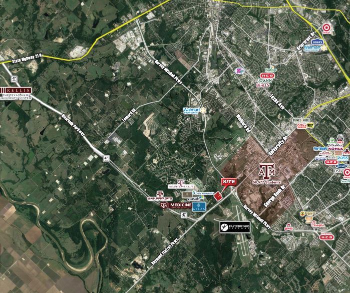 4098 Raymond Stotzer Pky, College Station, TX à vendre Aérien– Image 1 sur 5