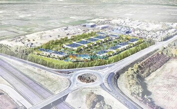 Flins-sur-Seine - VUE AÉRIENNE vue de carte