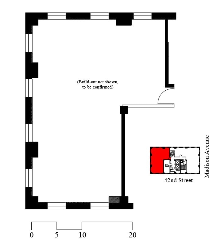 315 Madison Ave, New York, NY à louer Plan d’étage– Image 1 sur 1