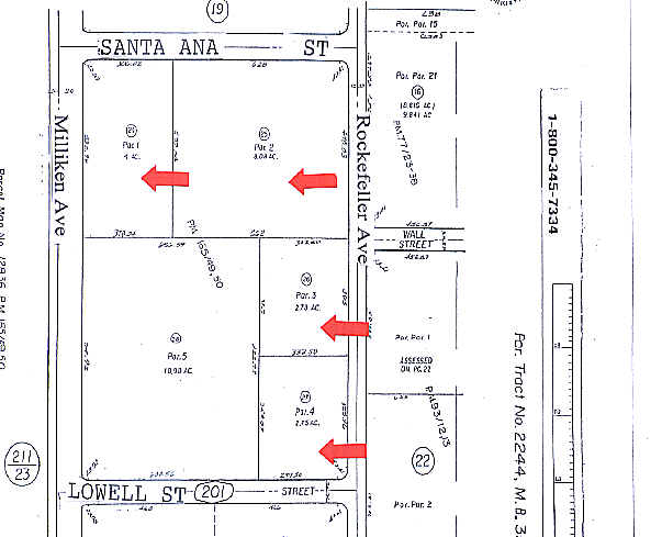 930 S Rockefeller Ave, Ontario, CA à louer - Plan cadastral – Image 3 sur 14