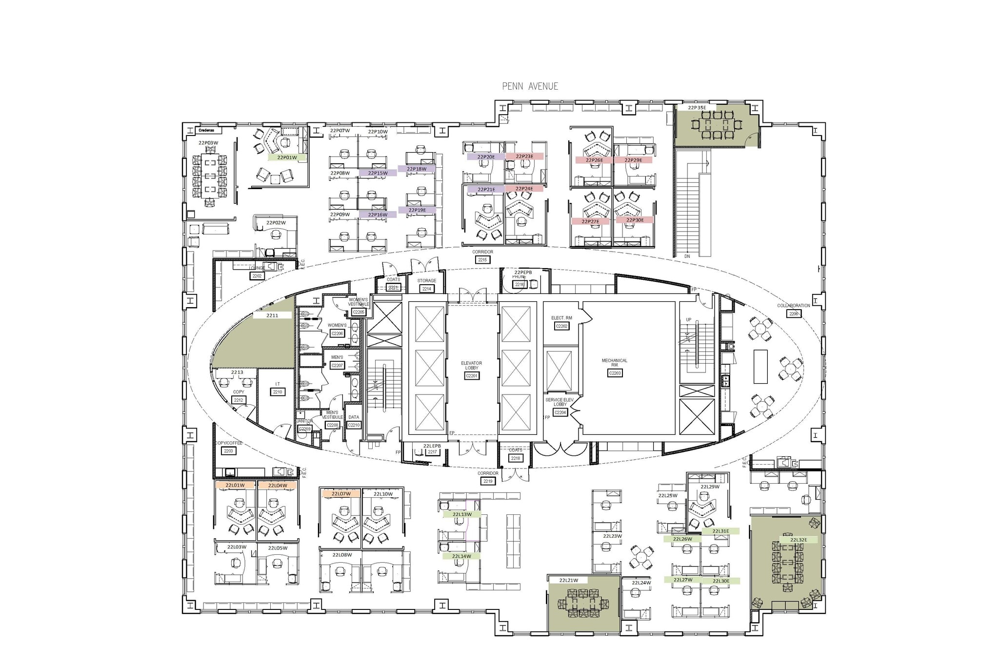 625 Liberty Ave, Pittsburgh, PA à louer Plan d’étage– Image 1 sur 1