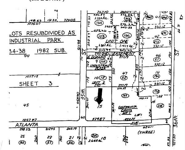 3502 E Atlanta Ave, Phoenix, AZ à louer - Plan cadastral – Image 3 sur 7